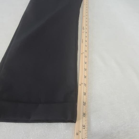 Lauren Ralph Lauren mens wool pants black 36w X 32L pleated Classic fit formal - Picture 4 of 6